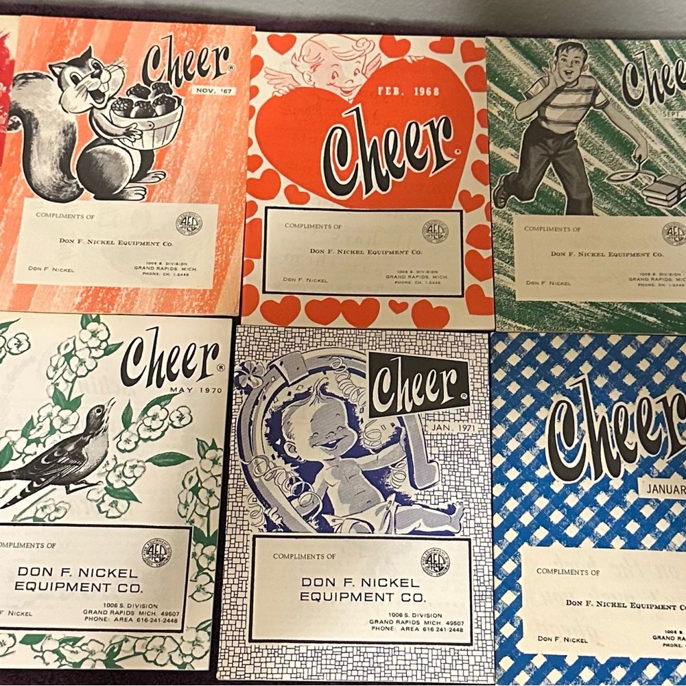 Lot of 10 cheer books 3 1970’s and 7 1960’s vintage rare HTF